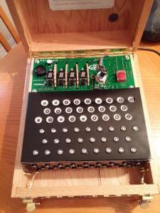 meinenigma in wooden box